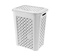 TONTARELLI Panier à Linge, Blanc, 37,5 x 27,5 x 47 cm,