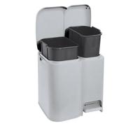 Tontarelli Poubelle différenciée Patty 2, 13 + 8 litres, Gris
