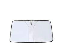 TONTEK Pare-Soleil de Fenêtre Avant de Voiture, pour Dacia Dokker Stepway Van, Gardez la Voiture Au Frais, Couverture Pare-Brise,Silver