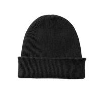 tonten 100% Pur Cachemire Bonnet Double Couche pour Femmes, Hiver Bonnet de Ski épais Doux et Chaud pour Femmes (FR/ES, Alpha/Lettres, Taille Unique, Noir)