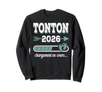 Tonton 2026 Cadeau Amusant Futur Oncle 2026 Sweatshirt
