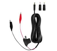 Tonton 3M/10FT Câble d'alimentation Externe Universel, connecteur 5,5x2,1mm Compatible avec Banque de Puissance, Panneau Solaire, caméra pour gibier, fusible 5A Inclus (avec Adaptateur 4017&35135)