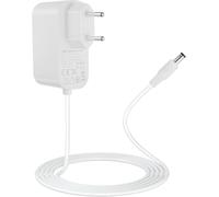 Tonton Adaptateur secteur chargeur 12V 3A pour tous les routeurs WLAN/Fiber/Cable AVM Fritz!Box, chargeur pour AVM Fritz!Box 7682, 7590, 7590 AX, Fritz Box pour routeur, adaptateur de charge, 2M Blanc