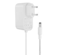Tonton Alimentation 12V 2A DC, Adaptateur d'alimentation 24W, 5,5mm x 2,1mm Adaptateur d'alimentation EU pour caméra de Surveillance, NVR DVR caméra IP, Enregistreur CCTV, etc. (1,8 mètre) Blanc