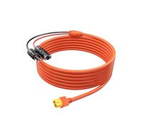 Tonton Câble d'extension solaire vers XT60 de 3 m, câble d'extension de charge solaire 12 AWG pour panneaux solaires, station d'alimentation portable, générateur solaire, camping-car et batterie