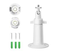 TONTON Support mural universel pour babyphone, filetage 1/4", réglable à 360°, en alliage d'aluminium, blanc, montage mural