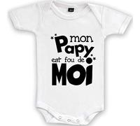 Tontonben Body bébé mon papy est fou de moi (12-18 mois)