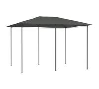Tonture Belvédère 3x4x2,6 m Anthracite en Tissu 160 g/m² avec Structure Acier Robuste pour Jardin terrasse extérieur, abri pergola tonnelle Protection Soleil Pluie ombrage