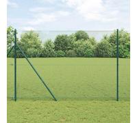 Tonture Clôture en fil soudé vert, élément de clôture résistant aux intempéries avec tapis en treillis pour clôture de jardin et brise-vue, panneau de clôture en treillis robuste pour terrasse et