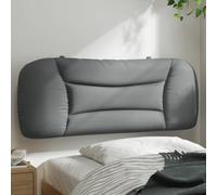 Tonture Coussin de tête de lit Hvar gris clair, 110 x 15 x 48 cm, tissu polyester résistant, rembourrage en fibre PP douce, pour cadre de lit de 100 cm, montage mural polyvalent, soutien dorsal