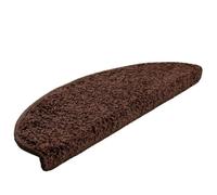 Tonture Lot de 30 tapis d'escalier semi-circulaires antidérapants et auto-adhésifs avec isolation phonique pour escaliers en bois, protection de sécurité pour animal de compagnie, chat, chien - Marron
