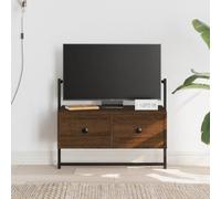 Tonture Meuble TV Mural chêne Marron 60,5x30x51 cm Bois d'ingénierie avec tiroir Rangement, Support télévision Suspendu Design Moderne pour Salon Chambre séjour