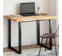 Tonture Plateau de table rectangulaire en bois d'acacia massif - 100 x 80 x 4 cm - Pour meubles de bricolage, plan de travail de rechange, surface à construire et rénover, accessoire robuste pour