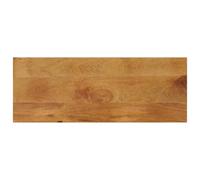 Tonture Plateau de table rectangulaire en bois de manguier massif - 70 x 30 x 3,8 cm - Surface robuste pour bureau, cuisine, salon, meubles à faire soi-même - Plaque de rechange pour construction et