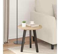 Tonture Plateau de table rond en bois de chêne Sonoma Ø 40 x 1,5 cm stable comme plaque de rechange ou meuble DIY pour bureau, cuisine, salon, repas et utilisation en extérieur