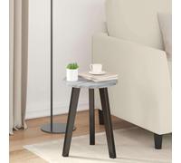 Tonture Plateau de table rond en bois Sonoma gris, Ø 30 x 1,5 cm, stable, polyvalent, comme plateau de rechange pour bureau, cuisine, salon, bricolage, bricolage, construction, extension