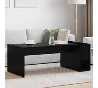 Tonture Table Basse chêne Noir en Bois d'ingénierie 101,5 x 50 x 37 cm avec Grand Rangement, Meuble Salon Moderne, Console Polyvalente pour séjour et Chambre