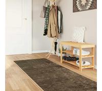 Tonture Tapis de Couloir Vert forêt 100 x 250 cm en Polyester et PVC antidérapant, Lavable, Moelleux, Design Moderne pour Salon, Chambre, entrée, Bureau ou Cuisine
