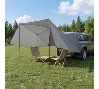Tonture Tente de Voiture Bleu x x en Polyester et Acier Pliable avec Montage Rapide et Protection pour Camping et Plein air
