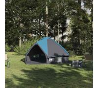 Tonture Tente Teepee Personnes Vert et Blanc Polyester 185T x x avec Ventilation, Sac de Transport, piquets Solides pour Camping, randonnée, Plein air et Protection