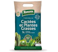 Tonusol Terreau Biologique Cactées et Plantes Grasses - Tonusol 5 Litres TON-CACTBIO