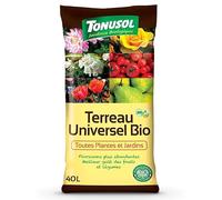 Tonusol Terreau Biologique Fertilisé Toutes Plantes - Tonusol 40 Litres TON-TERBIO40