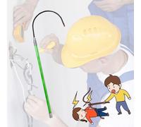 Tonuuoei Crochet de sauvetage de sécurité, crochet électrique de 2 m, ouverture isolée de 3,8 cm, capacité de charge de 100 kg, équipement d'urgence pour électriciens, design vert durable, 110 kV.