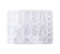 TONXX 3D Irrégulier Boucle d'oreille Moules en Silicone Résine Époxy Moule DIY Résine Pendentif Bijoux Porte-clés Artisanat Outil De Fabrication Antiadhésif