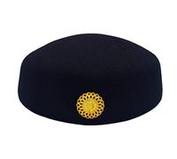 TONXX Chapeau d'hôtesse de l'hôtesse - Chapeau béret pour femme - Casquette d'hôtesse aérienne