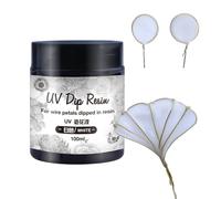 TONXX Colle résine UV Dip pour pétales de Fleurs en Fil, Liquide Transparent, durcissement aux ultraviolets, Colle Cristal, Fabrication de Bijoux pour débutants