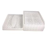 TONXX Domino Box Résine Moules, Bijoux Boîte De Rangement Moule Silicone Mouchoir Boîte Moule pour DIY Bibelots Serviette Conteneur Décor À La Maison