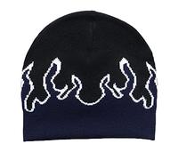 TONXX Flame Beanie Y2K Bonnets en tricot avec motif de crânes