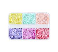TONXX Fleur de Cerisier Nail Art Paillettes Fleurs Ongles Paillettes Paillettes décalcomanies pétales de Fleurs Paillettes pour Bricolage décoration des Ongles