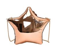 TONXX Sac de soirée en acrylique pour femme, sac à bandoulière en forme d'étoile, sac à main de soirée pour fête, champagne