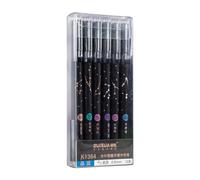 TONXX Stylo à Gel effaçable 0.5mm, 12 pièces, Stylo à Gel Constellation à Pointe Fine, Rechargeable, Encre Bleue/Noire pour écrire et Dessiner