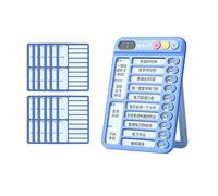 TONXX Tableau des tâches pour Les Enfants, Tableau des tâches d'autodiscipline Portable, liste de contrôle Quotidienne, Tableau de Routine avec 12 Cartes de tâches