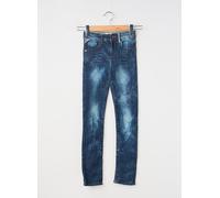 tony boy jeans fille de couleur bleu