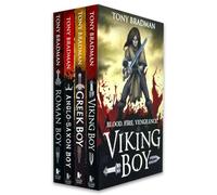 Tony Bradman Collection 4 Books Set (Viking Boy, Gr oy, Anglo-Saxon Boy & Roman Boy)
