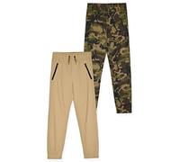 TONY HAWK Lot de 2 pantalons de jogging en sergé avec poches zippées pour enfants