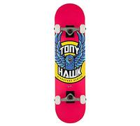 Tony Hawk Skateboards SS 180+ skateboard complet, logo aigle, rose, 19 cm de large