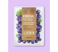 Tony Moly Masque en tissu à l'extrait de raisin Fresh To Go Grape Mask Sheet - 20 g / 1 pc