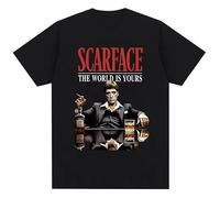 Tony Montana Scarface T-Shirt The World is Yours Black XXL