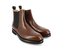 Tony & Paul. Bottines. Milano, Cuir. Cuir Marron. Uni. Fabrique en Italie.