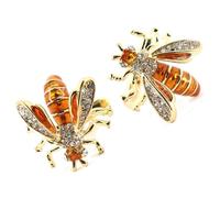 Tony & Paul - Boutons de manchette - abeille dorée - Jaune doré - Homme