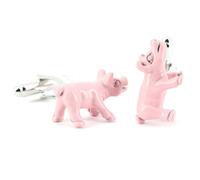 Tony & Paul - Boutons de manchette - cochon - Rose clair - Homme