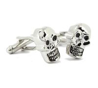 Tony & Paul - Boutons de manchette - tête de mort vengance - Gris argent - Homme