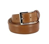 Tony & Paul. Ceinture classiques. Roma, Cuir. Marron clair - Uni - FABRIQUE EN ITALIE. S 85-100