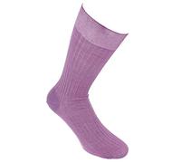 Tony & Paul. Chaussette. VATICANA, Fil d'écosse. Violet Lilas. 40/41 Fabriqué en Italie.