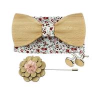 Tony & Paul - Coffret nœud papillon - coffret bois - Rose liberty - Homme