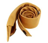 Tony & Paul. Cravate 6 plis. confection main, Soie. Marron de cuba - Uni - FABRIQUE EN ITALIE.